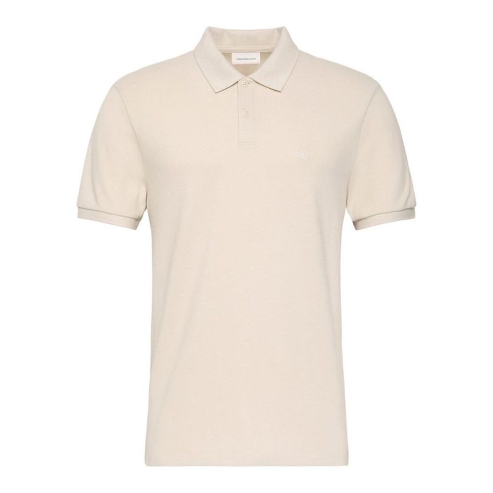 Calvin Klein Mens Polo Shirt / Oatmeal
